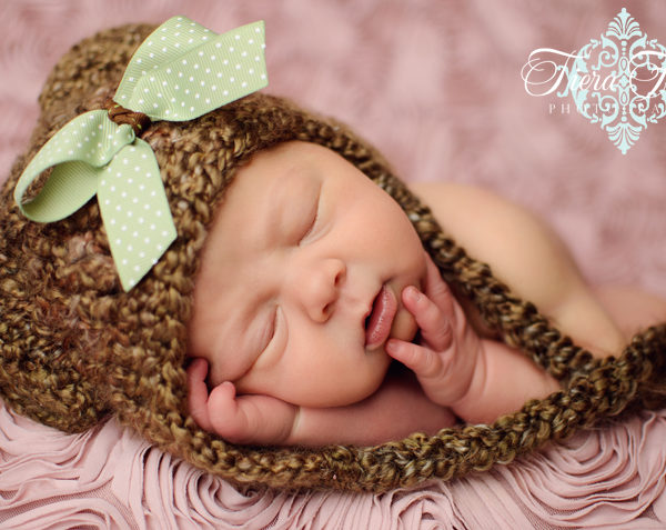 Flowery Baby Girl { Nashville Newborn Photographer}