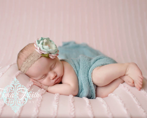 1 month old baby girl | Nashville, Tennessee Newborn Photos